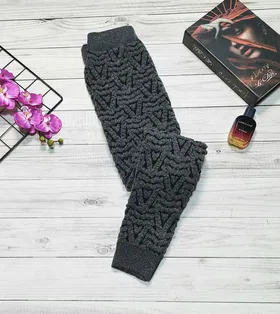 شلوار بافت سه بعدی هندسی