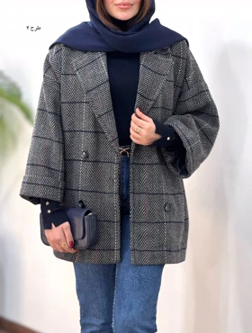 پالتو پشمی آستردار آیسو گلدیس