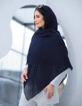 روسری وال اسلپ دور مرواریدی