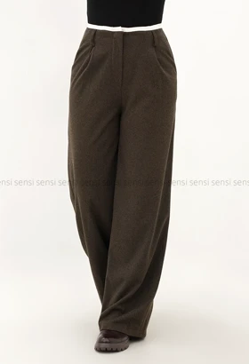 شلوار فوتر لامر کمر سفیدکد1004947