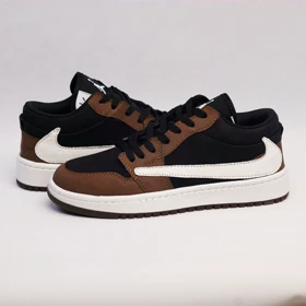 کفش کتانی جردن 1 تراویس اسکات موکا کد 294592