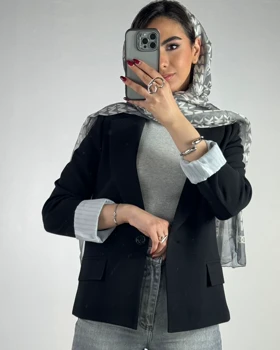 کت جیب پاکتی تک دکمه  کد 100170