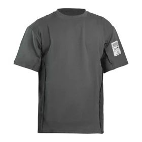 ست تیشرت و شلوارک اسپرت دنیم ور مدل HZ-202 طوسی تیره