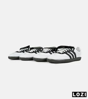 کفش کتانی مردانه و زنانه سفید مشکی ADIDAS Samba LT مدل 7454