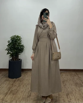 مانتو بلند شانتون صحرا 3