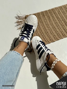 کتانی سوپر استار آدیداس لومانا - کد 2287