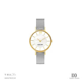 ساعت مچی عقربه ای زنانه دنیش دیزاین (Danish design) مدل IV65Q1167 Romo Mother of Pearl Two-Tone
