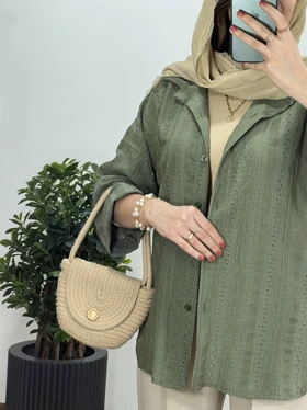 تونیک مانتویی سوزندوزی مراکشی مشکی کد 3110