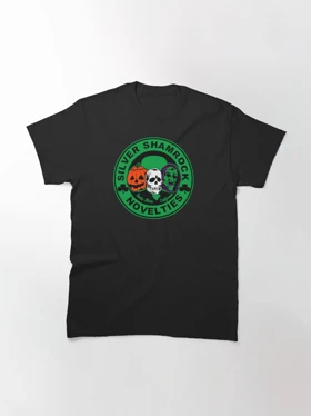 تیشرت Nightmare Before Christmas طرح Silver shamrock