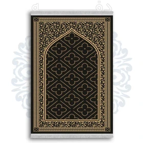 فرشینه از جنس پارچه هازان مخمل ترک طرح سجاده برند دفه کد DSJ 95