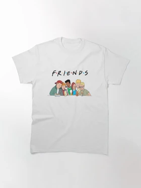 تیشرت فرندز طرح رسسfriends کد 93334