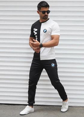 ست تیشرت شلوار bmw مردانه مدل Noman