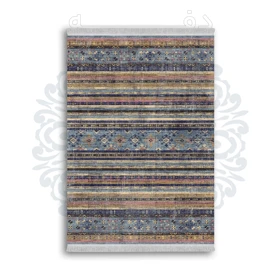 *جدید* فرشینه از جنس پارچه شانل مخمل ترک طرح فانتزی برند دفه کد 298
