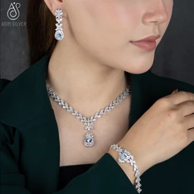 نیم ست نقره دلارز