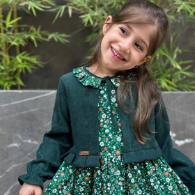 کت سارافون یلدا طرح گل‌گلی