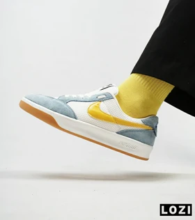 کفش کتانی زنانه و مردانه آبی زرد NIKE SB