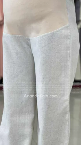شلوار بارداری لینن ساغر