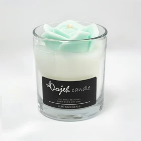 شات شمع دوژه طرح گل