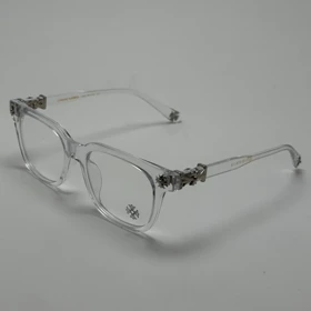 عینک بلوکات کروم هارتز کریستالی نقره ای Chrome Hearts 2273 با پک کامل کروم هارتز - کیفیت مستر