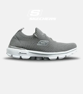 کتانی طبی مردانه و زنانه خاکستری اسکیچرز SKECHERS مدل 6376