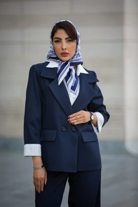 کت زنانه پرادا مچ آستردار