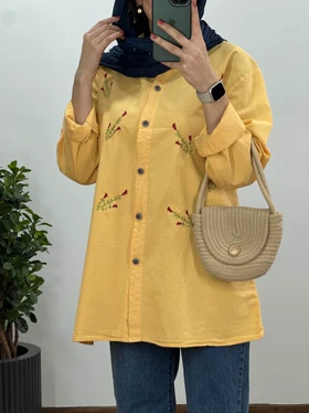 مانتو گلدوزی رزا