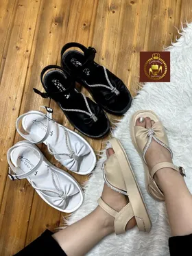 صندل نگینی مجلسی و تابستانه دخترانه زنانه 13345
