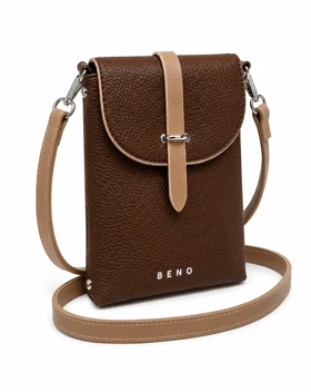کیف موبایلی زنانه BENO کد 5139 (شکلاتی)