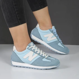 کفش و کتانی زنانه و دخترانه مدل نیوبالانس NEWBALANCE رنگ آبی کد M1103