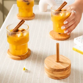 زیر لیوانی 6عددی به همراه استند