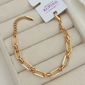 دستبند زنانه ژوپینگ طرح دار کد 1226