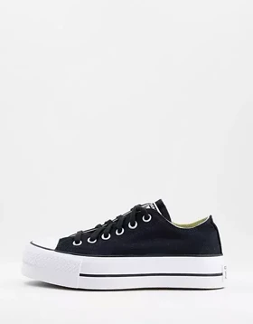 Converse Platform Black Low