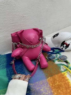 کیف عروسکی چرم
