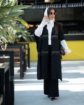 مانتو عبایی مدل سوگین کد 1509