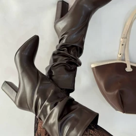 نیم بوت پاشنه کوتاه مکس 4265