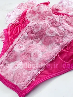 کراپ تاپ مجلسی گیپور گل برجسته