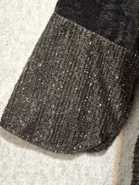 کت مخمل پولکی