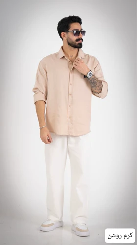 پیراهن مردانه وارداتی تنسل_کد4679