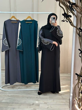 مانتو عبایی خورشیدی