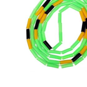 طناب ورزشی مهره ای دسته بلند تن زیب 3 متری