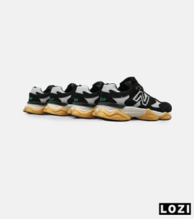 کفش کتانی مردانه و زنانه مشکی زرد NEW BALANCE 9060 مدل 5237