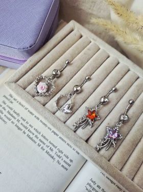 پیرسینگ ناف فانتزی