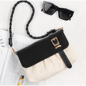 کیف پاسپورتی کنفی دسته بافت