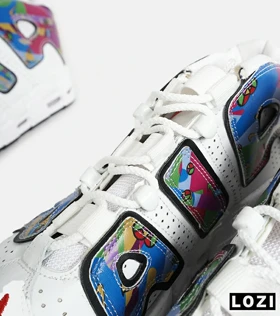 کفش کتانی مردانه و زنانه سفید NIKE Air More Uptempo '96