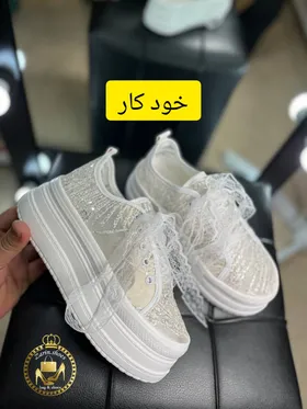 کتانی لژدار توری مجلسی زنانه