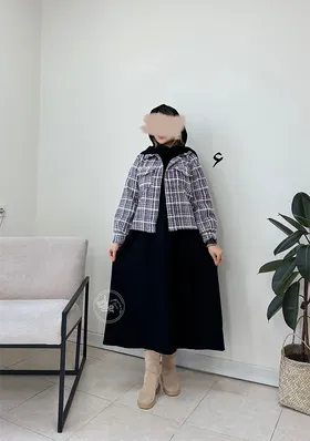 ست پیراهن مانتویی و کت