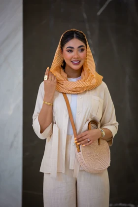 شومیز دو جیب پیلی رایون