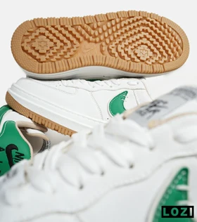 کفش مردانه و زنانه سفید سبز NIKE AIR FORCE