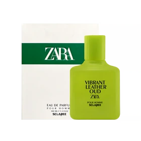 ادکلن مردانه اسکلاره مدل Zara Vibrant Leather Oud حجم 100 میلی لیتر
