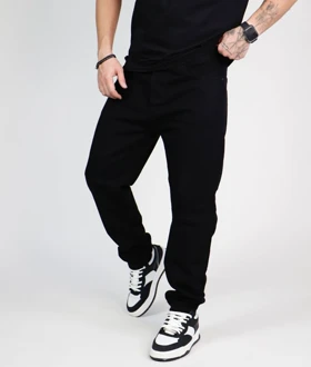 شلوار مام فیت مشکی پرکلاغی مردانه کیفیت عالی از برند اورجینال دیلم کد 456